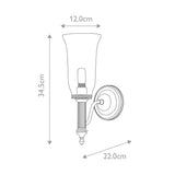 ELSTEAD Lighting Carroll 1 Light - Polished Chrome