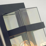 ELSTEAD Lighting Boden 1 Light Wall Light - Black With Clear Polycarbonate