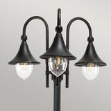 ELSTEAD Lighting Firenze 3 Light Lamp Post - Black