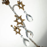 ELSTEAD Lighting Tivoli 1 Light Wall Light - Silver & Cream Patina