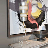 ELSTEAD Lighting Tivoli 1 Light Wall Light - Silver & Cream Patina