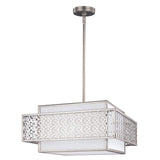 ELSTEAD Lighting Kenney 3 Light Pendant - Sunrise Silver