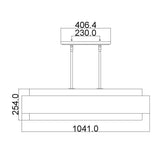 ELSTEAD Lighting Kenney 5 Light Island Chandelier - Sunrise Silver