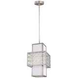 ELSTEAD Lighting Kenney 1 Light Mini-Pendant - Sunrise Silver