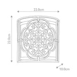 ELSTEAD Lighting Marcella 1 Light Wall Light - British Bronze/Oxidized Bronze