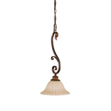 ELSTEAD Lighting Sonoma Valley 1 Light Mini Pendant - Aged Tortoise Shell