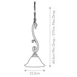 ELSTEAD Lighting Sonoma Valley 1 Light Mini Pendant - Aged Tortoise Shell