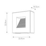 ELSTEAD Lighting Luna Small LED Wall Light - Titanium - Titanium