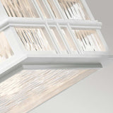 ELSTEAD Lighting Beacon Square 2 Light Flush - White