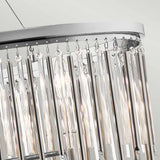 ELSTEAD Lighting Piper 6 Light Oval Chandelier/ Pendant - Polished Chrome