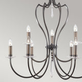 ELSTEAD Lighting Pimlico 9 Light Chandelier - Dark Bronze