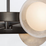 QUINTIESSE LIGHTING Alonso 8 lt LED Chandelier Pendant - Urban Bronze