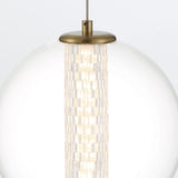 QUINTIESSE LIGHTING Atomo 1 Lt Adjustable Pendant - Gold