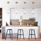 QUINTIESSE LIGHTING Atomo 1 Lt Adjustable Pendant - Gold