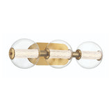 QUINTIESSE LIGHTING Atomo 3 Lt Wall Light - Gold