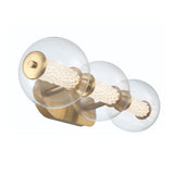 QUINTIESSE LIGHTING Atomo 3 Lt Wall Light - Gold