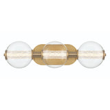 QUINTIESSE LIGHTING Atomo 3 Lt Wall Light - Gold