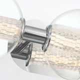 QUINTIESSE LIGHTING Atomo 3 Lt Wall Light - Polished Chrome