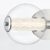 QUINTIESSE LIGHTING Atomo 3 Lt Wall Light - Polished Chrome