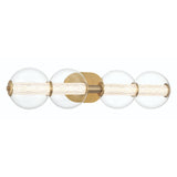 QUINTIESSE LIGHTING Atomo 4 Lt Wall Light - Gold
