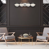 QUINTIESSE LIGHTING Atomo 4 Lt Wall Light - Polished Chrome