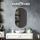 QUINTIESSE LIGHTING Atomo 4 Lt Wall Light - Polished Chrome