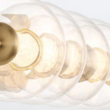 QUINTIESSE LIGHTING Atomo 5 Lt Wall Light - Gold
