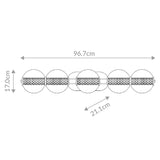 QUINTIESSE LIGHTING Atomo 5 Lt Wall Light - Gold