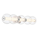 QUINTIESSE LIGHTING Atomo 5 Lt Wall Light - Polished Chrome