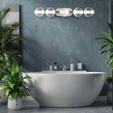 QUINTIESSE LIGHTING Atomo 5 Lt Wall Light - Polished Chrome