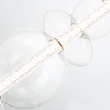 QUINTIESSE LIGHTING Atomo 7 Lt Linear Pendant - Gold