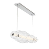 QUINTIESSE LIGHTING Atomo 7 Lt Linear Pendant - Polished Chrome