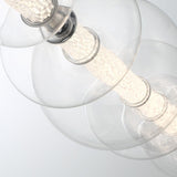 QUINTIESSE LIGHTING Atomo 7 Lt Linear Pendant - Polished Chrome