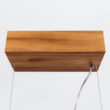 QUINTIESSE LIGHTING Clean LED Pendant - Teak Veneer