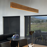 QUINTIESSE LIGHTING Clean LED Pendant - Teak Veneer