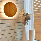 QUINTIESSE LIGHTING Clean LED Wall Light - Teak Veneer