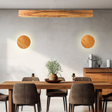 QUINTIESSE LIGHTING Clean LED Wall Light - Teak Veneer