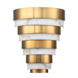 QUINTIESSE LIGHTING Echelon LED Wall Light - Heritage Brass