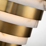 QUINTIESSE LIGHTING Echelon LED Wall Light - Heritage Brass