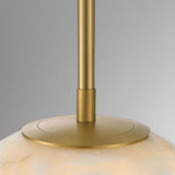 QUINTIESSE LIGHTING Kepler Alabaster Pendant Medium - Gold