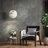 QUINTIESSE LIGHTING Kepler Alabaster Pendant Medium - Gold