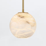 QUINTIESSE LIGHTING Kepler Alabster Pendant Small - Gold