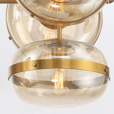 QUINTIESSE LIGHTING Nottingham 10 Lt Linear Pendant - Antique Brass