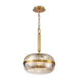 QUINTIESSE LIGHTING Nottingham 1 Lt Pendant - Antique Brass