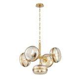 ELSTEAD LIGHTING Nottingham 5 Lt Pendant chandelier - Antique Brass