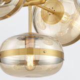 ELSTEAD LIGHTING Nottingham 5 Lt Pendant chandelier - Antique Brass