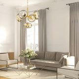 ELSTEAD LIGHTING Nottingham 5 Lt Pendant chandelier - Antique Brass