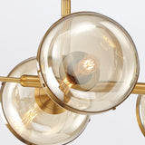 QUINTIESSE LIGHTING Nottingham 6 Lt Linear Pendant - Antique Brass