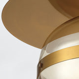 QUINTIESSE LIGHTING Nottingham 1 Lt Ceiling Flush Medium - Antique Brass