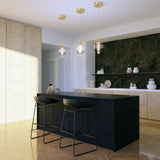 QUINTIESSE LIGHTING Palmas 1 Lt Mini Pendant - Gold